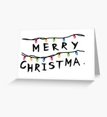 Stranger Christmas Greeting Card