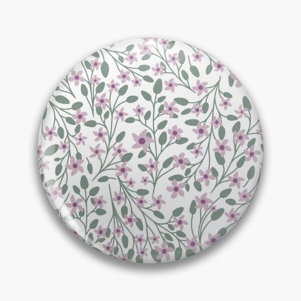 Item preview, Pastel Green and Violet Floral Pattern designed and sold by Kalite.