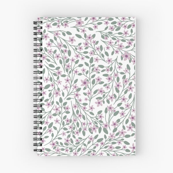 Item preview, Pastel Green and Violet Floral Pattern designed and sold by Kalite.