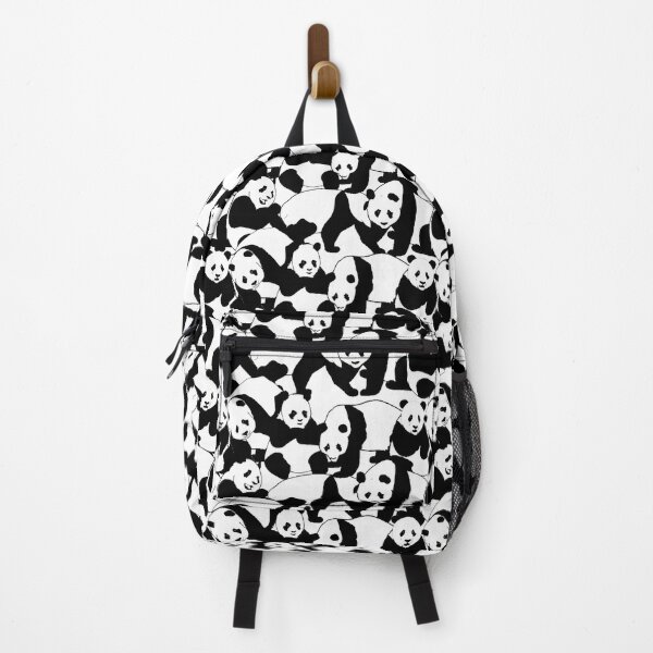 Vista previa del artículo con la obra «Mochila con estampado de panda», diseñado y vendido por searedshell.