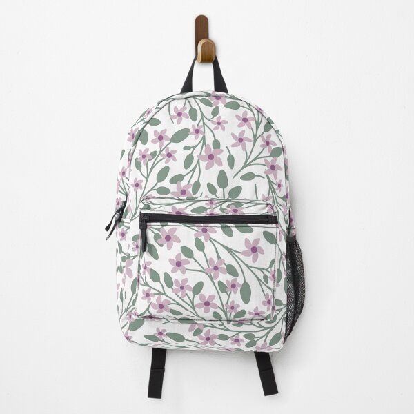 Item preview, Pastel Green and Violet Floral Pattern designed and sold by Kalite.
