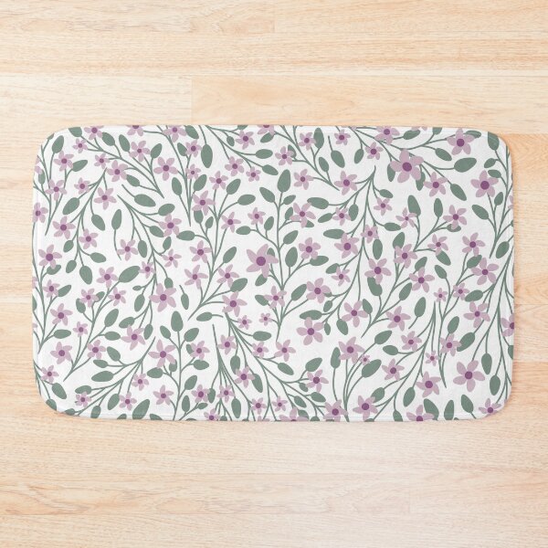Item preview, Pastel Green and Violet Floral Pattern designed and sold by Kalite.