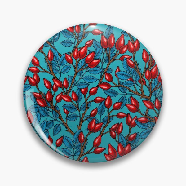 Item preview, Rose hips, red and blue designed and sold by Katerina Mitkova Kirilova.