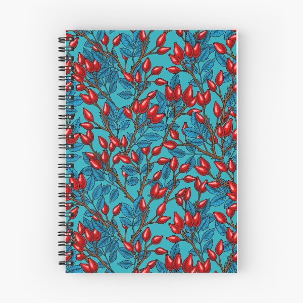 Item preview, Rose hips, red and blue designed and sold by Katerina Mitkova Kirilova.