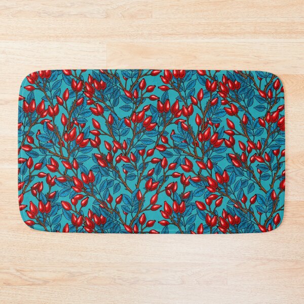 Item preview, Rose hips, red and blue designed and sold by Katerina Mitkova Kirilova.