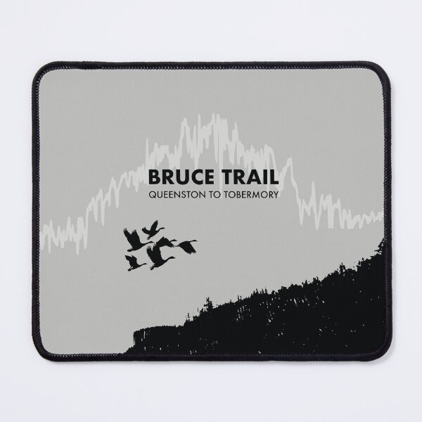 Item preview, The Bruce Trail Elevation Art - Grey designed and sold by PilgrimageShop.