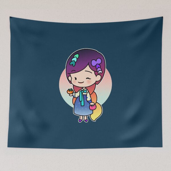 Item preview, Korean girl in Hanbok designed and sold by space-mandu.