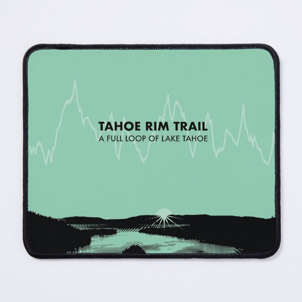 Item preview, The Tahoe Rim Trail Elevation Art - Green designed and sold by PilgrimageShop.