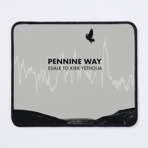 Item preview, The Pennine Way Elevation Art - Grey designed and sold by PilgrimageShop.