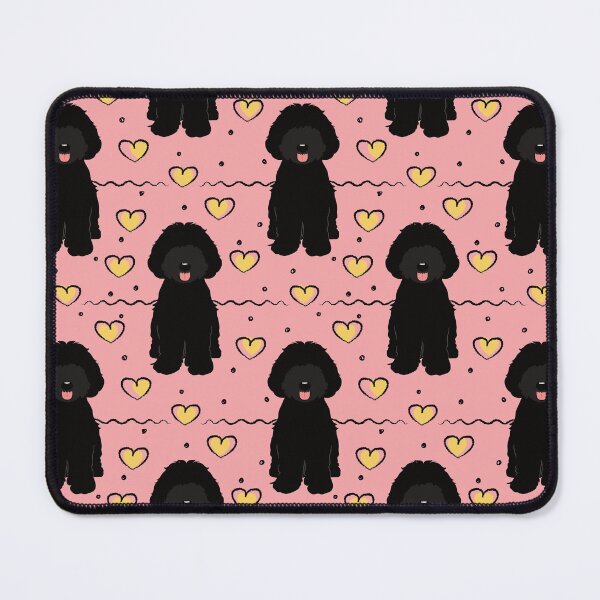Item preview, LOVE Black Aussiedoodle designed and sold by Lulupainting.