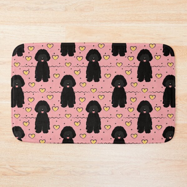 Item preview, LOVE Black Aussiedoodle designed and sold by Lulupainting.