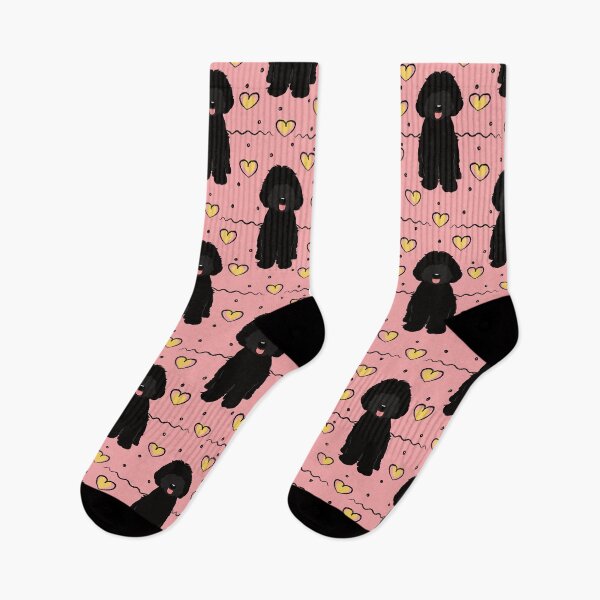 Item preview, LOVE Black Aussiedoodle designed and sold by Lulupainting.