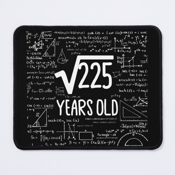 Item preview, Square Root of 225, 12th Birthday Gift, 15 Years Old Gift, Math Lover Gift, Math Geek, Math Nerd, Mathematician designed and sold by UrbanJupiter1.