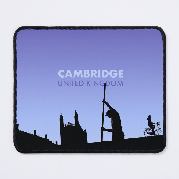 Item preview, Cambridge Punting Cycling Art - UK Gift designed and sold by PilgrimageShop.