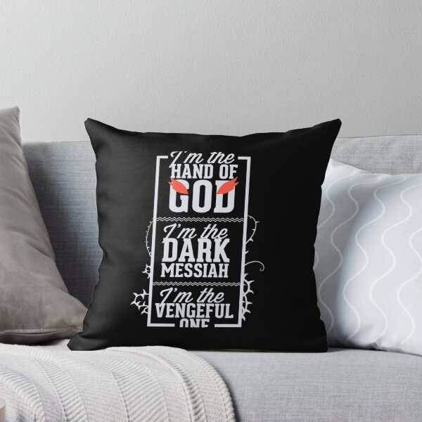 Aperçu de l'œuvre je suis la main de dieu, je suis le messie sombre, je suis le vengeur créée et vendue par timeandheart.