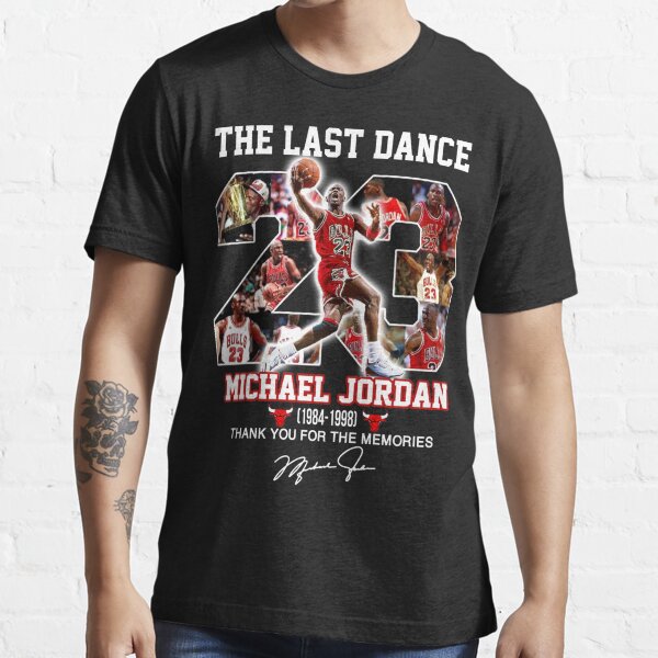 LA DERNIÈRE DANSE 23 MICHAEL JORDAN 1984-1998 MERCI POUR LES SOUVENIRS T-shirt classique T-shirt essentiel