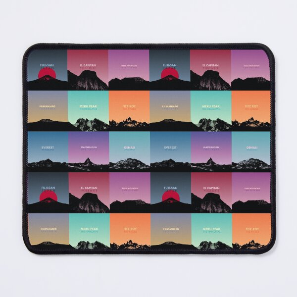 Stunning Mountains Of The World - Adventure Gift Mouse Pad