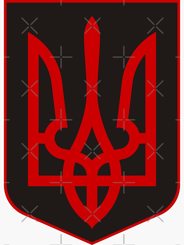Ukraine Sticker 2 Pcs Ukraine Coat Of Arms Stickers - Tryzub Trident Reflective White Vinyl Car Decals Vinyl Stickers