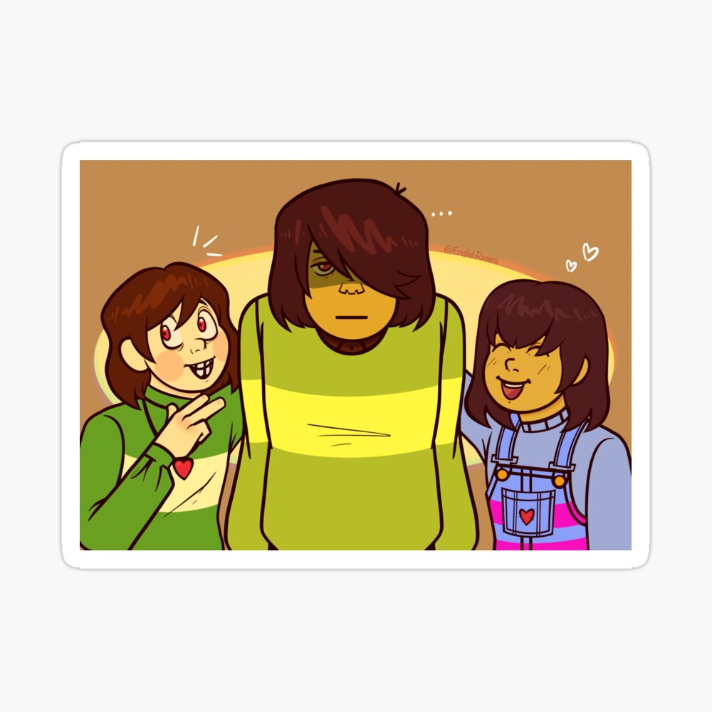 Kris, Chara and Frisk 