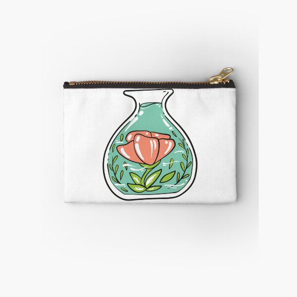 Item preview, Glass Vase With Water, Roses And Plants Inside designed and sold by Kaylee Nel.