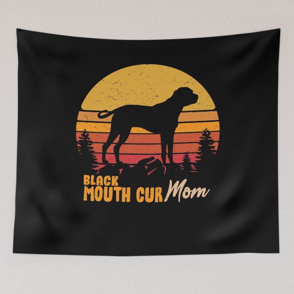 Item preview, Black Mouth Cur Dog Mom Vintage Retro designed and sold by rafaeltto.