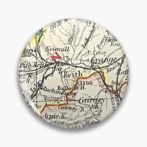 Item preview, KEITH & surrounding area map 1899 designed and sold by yourscotland.