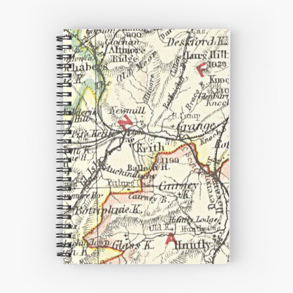 Item preview, KEITH & surrounding area map 1899 designed and sold by yourscotland.