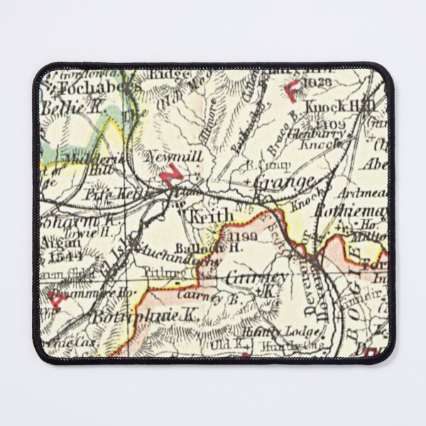 Item preview, KEITH & surrounding area map 1899 designed and sold by yourscotland.
