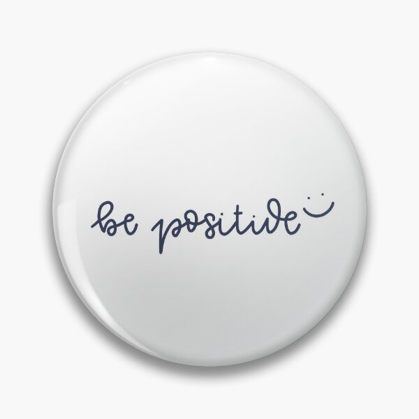 Item preview, Be positive. Sentence. Blue Text. Lettering. Letters. designed and sold by AnaStickerD.