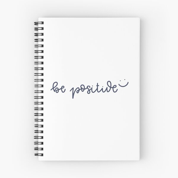 Item preview, Be positive. Sentence. Blue Text. Lettering. Letters. designed and sold by AnaStickerD.