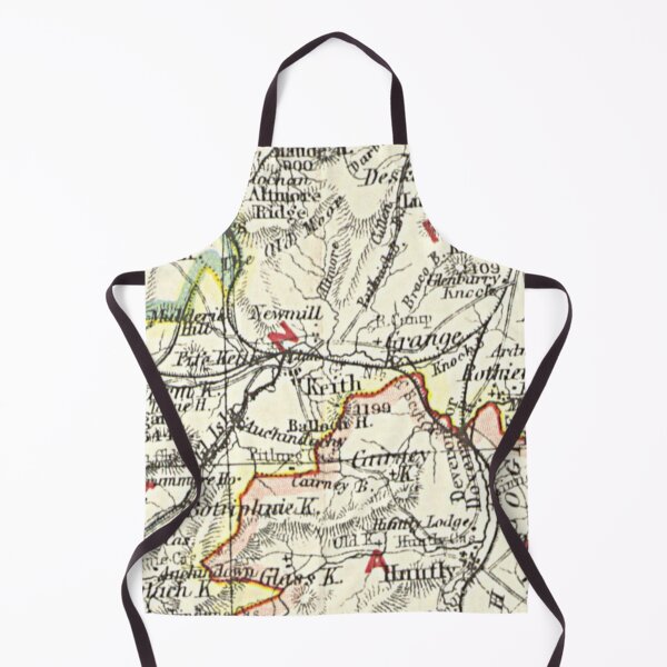 Item preview, KEITH & surrounding area map 1899 designed and sold by yourscotland.