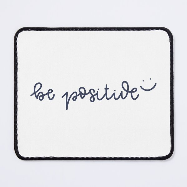 Item preview, Be positive. Sentence. Blue Text. Lettering. Letters. designed and sold by AnaStickerD.
