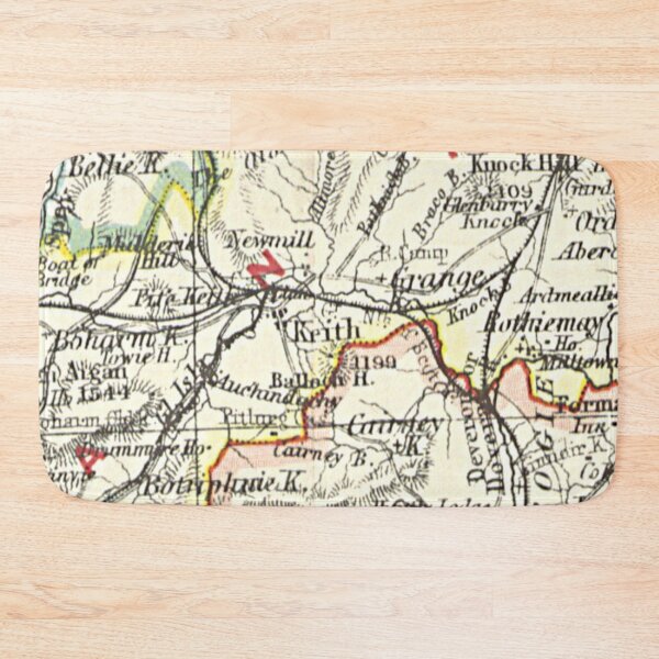 Item preview, KEITH & surrounding area map 1899 designed and sold by yourscotland.