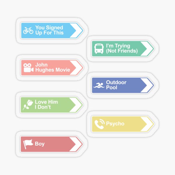 Maisie Peters You Signed Up For This Tracklist Transparent Sticker