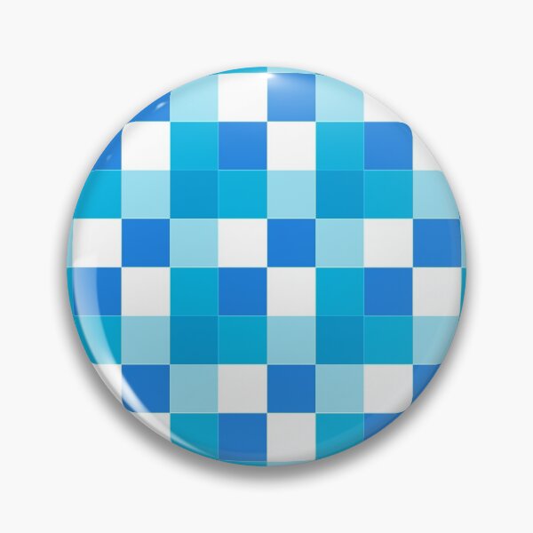 Item preview, Classic simple square shape pattern in digital design on the sweet blue colour tone designed and sold by Trianglegreen.