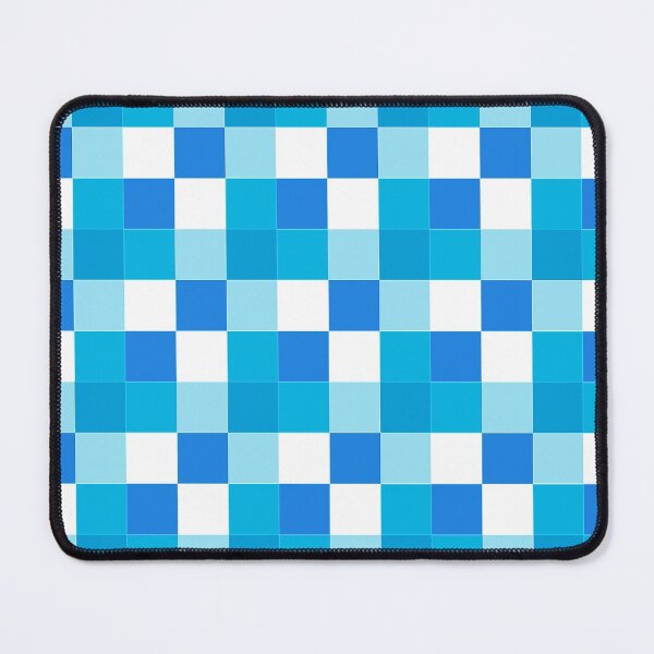 Item preview, Classic simple square shape pattern in digital design on the sweet blue colour tone designed and sold by Trianglegreen.