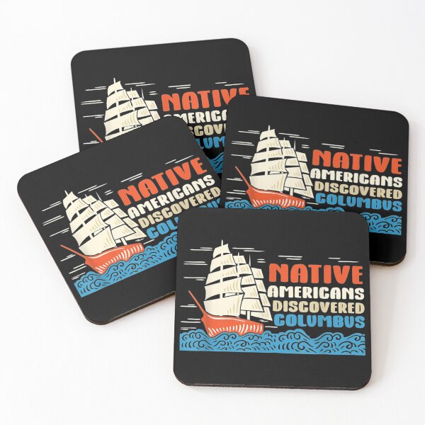 Item preview, Native Americans Discovered Columbus for a Native designed and sold by Hampusdahlin.