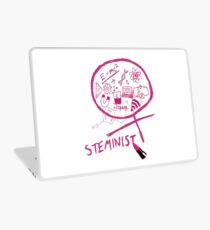Steminist with Lipstick STEM Feminist Laptop Skin