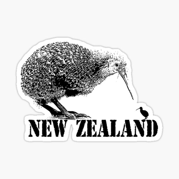 Item preview, new zealand, kiwi bird   designed and sold by sideburns556.