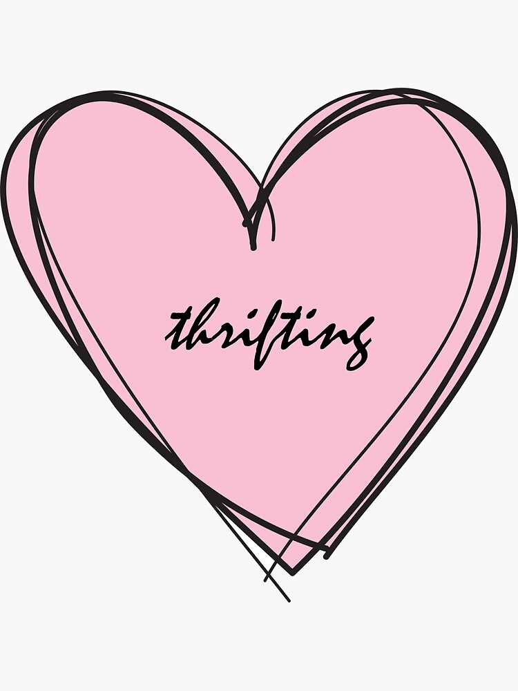 Heart Thrifting | Sticker