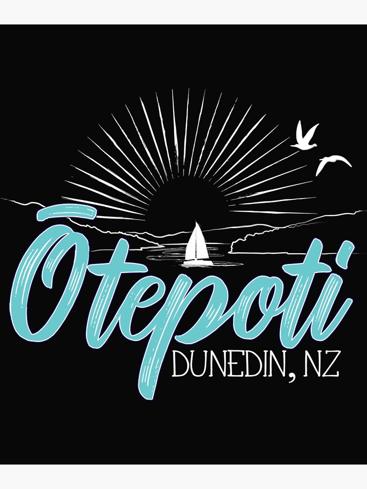 Disover Ōtepoti (Dunedin), NZ Premium Matte Vertical Poster