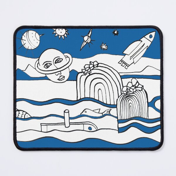 Item preview, The Universe as seen from Earth on Blue Board designed and sold by Istvan Ocztos.