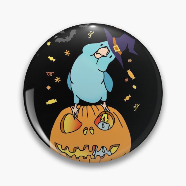 Item preview, SPOOKY blue parrotlet designed and sold by FandomizedRose.