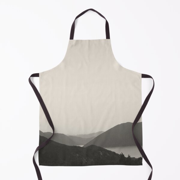 Item preview, Black and white landscape mountains and lake scenery designed and sold by by-jwp.