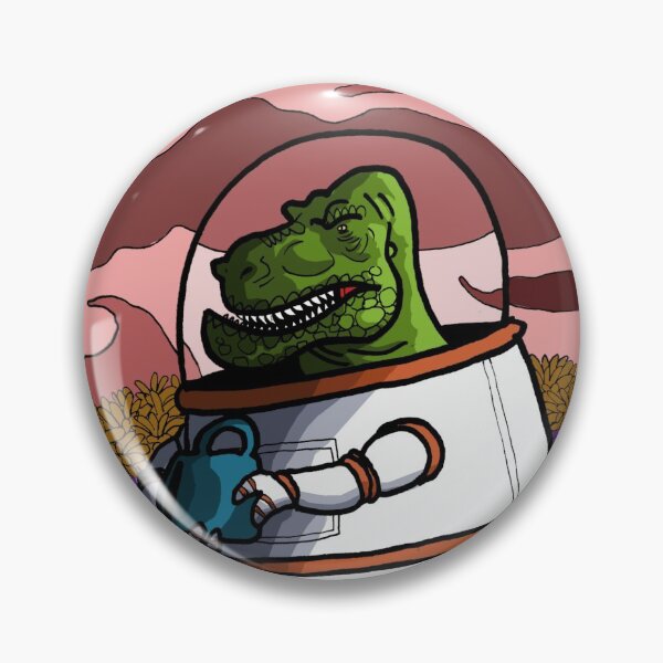 Item preview, T-rex astronaut designed and sold by lost-souvenirs.
