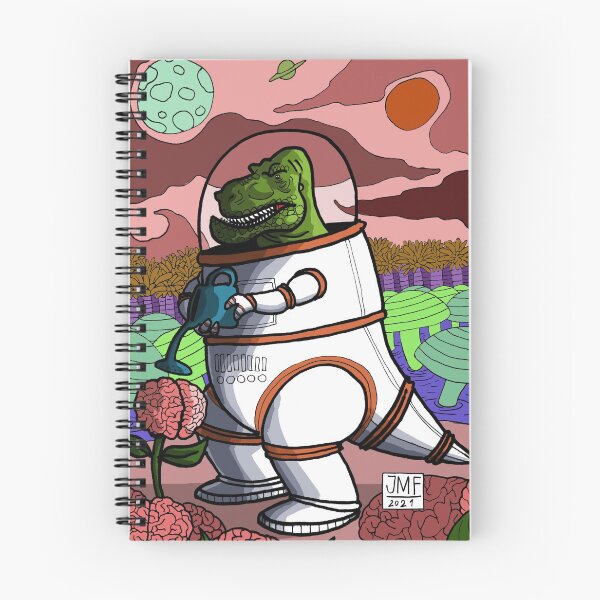 Item preview, T-rex astronaut designed and sold by lost-souvenirs.