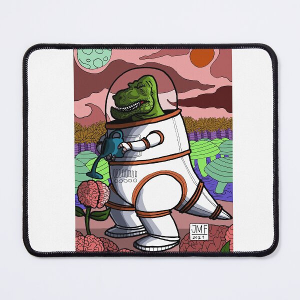 Item preview, T-rex astronaut designed and sold by lost-souvenirs.