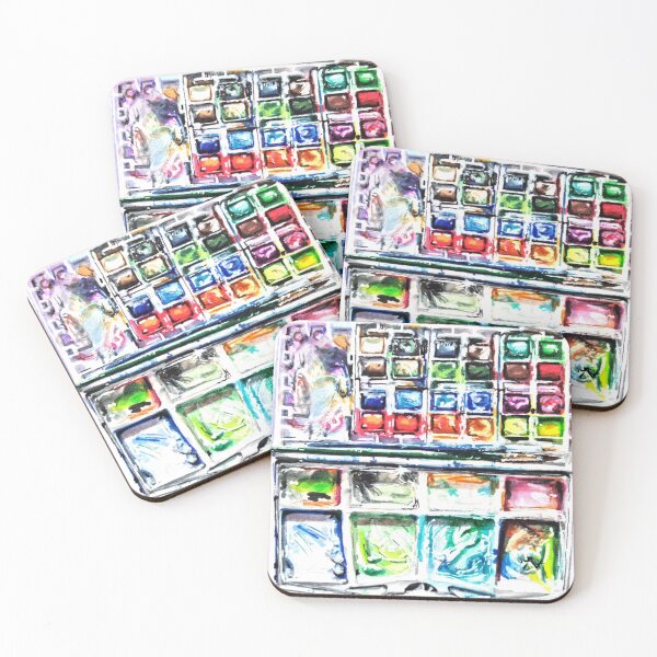 Item preview, Watercolour Paints designed and sold by LornaBowdenART.