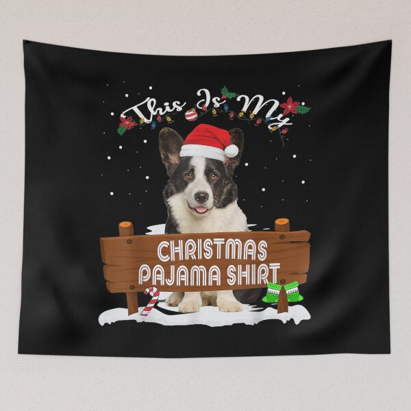 Item preview,  Christmas Pajama Corgi Dog Mom Dad designed and sold by paudels.
