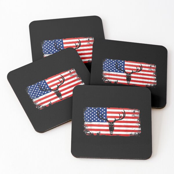 Item preview,  Deer Skull American Flag Graphic Gift For Hunters designed and sold by paudels.